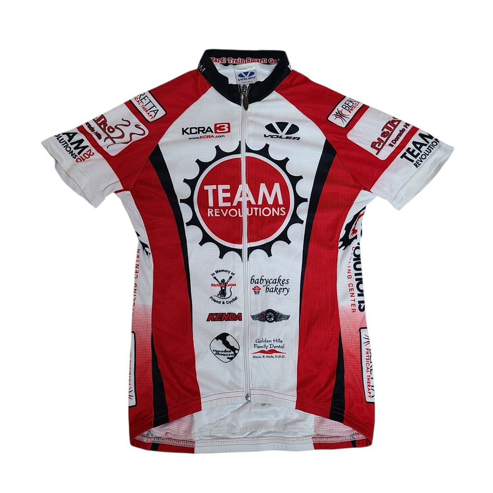 VOLER Cycling Jersey Womens XS Team Revolutions KCRA Pockets